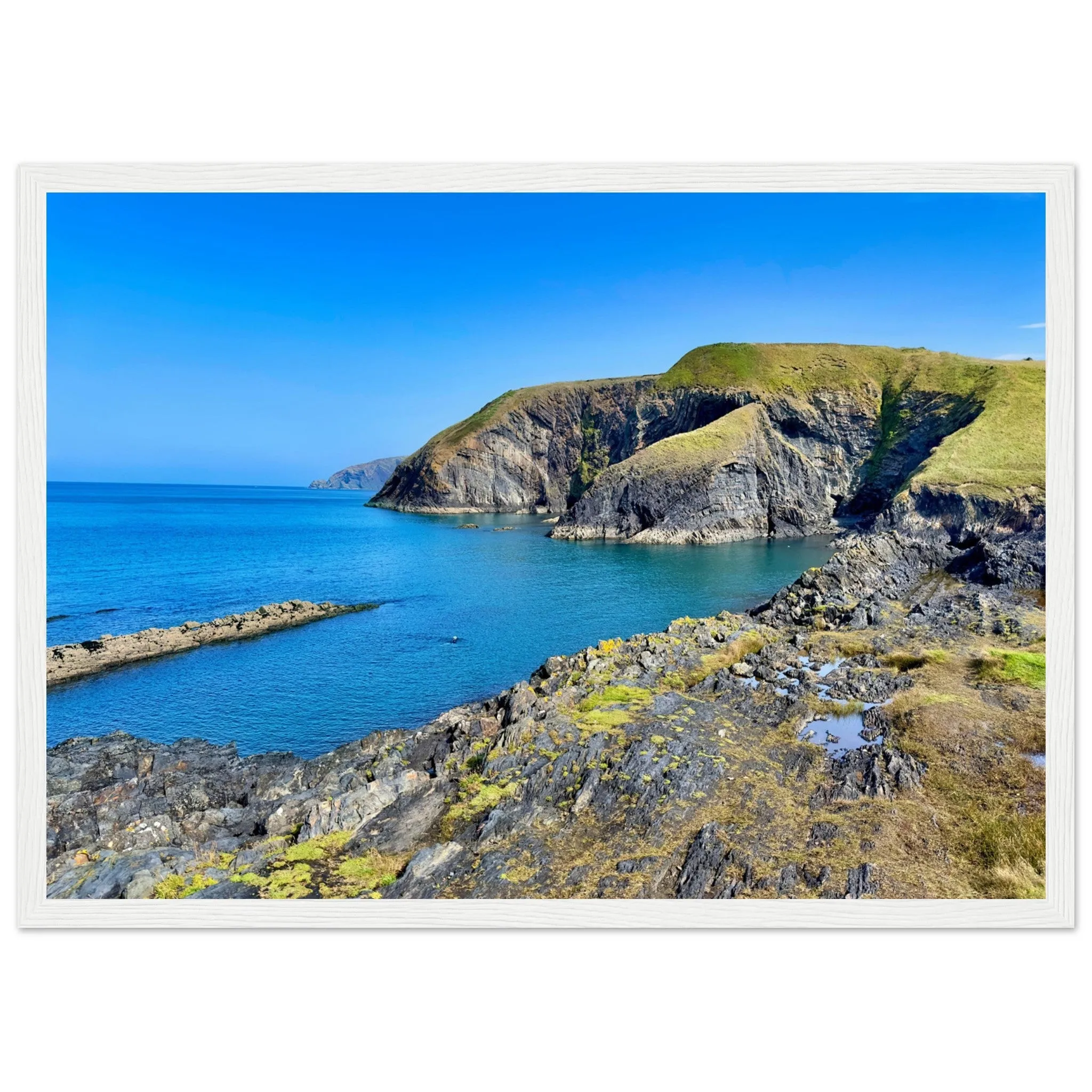 Ceibwr Bay Classic Matte Paper Wooden Framed Poster Wall Art