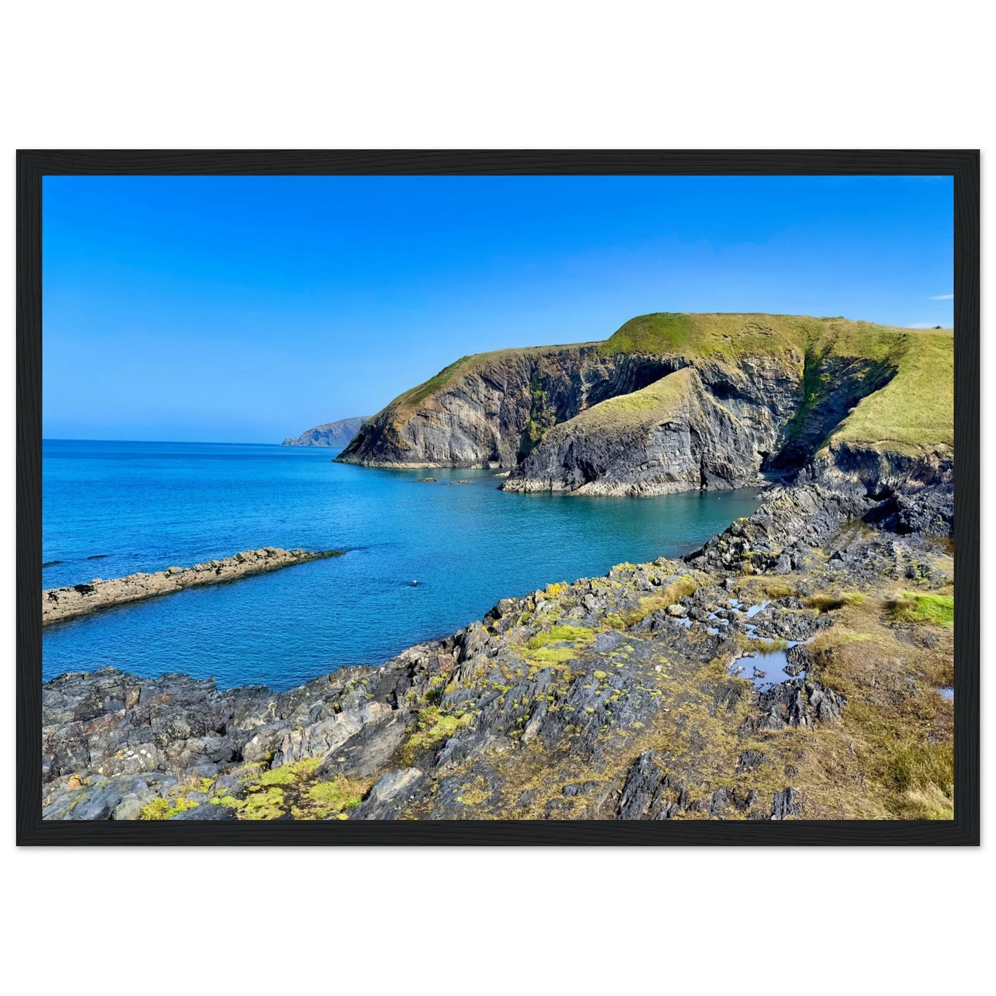 Ceibwr Bay Classic Matte Paper Wooden Framed Poster Wall Art