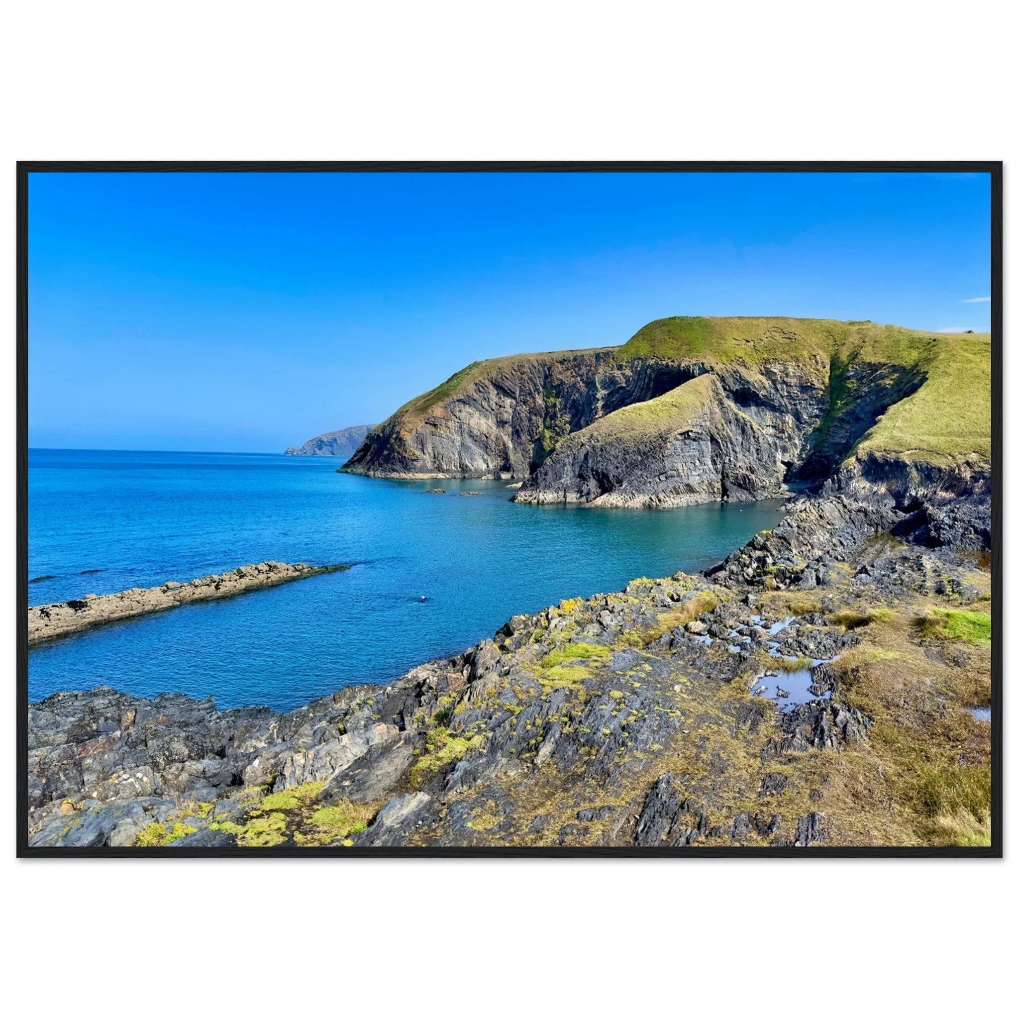 Ceibwr Bay Classic Matte Paper Wooden Framed Poster Wall Art