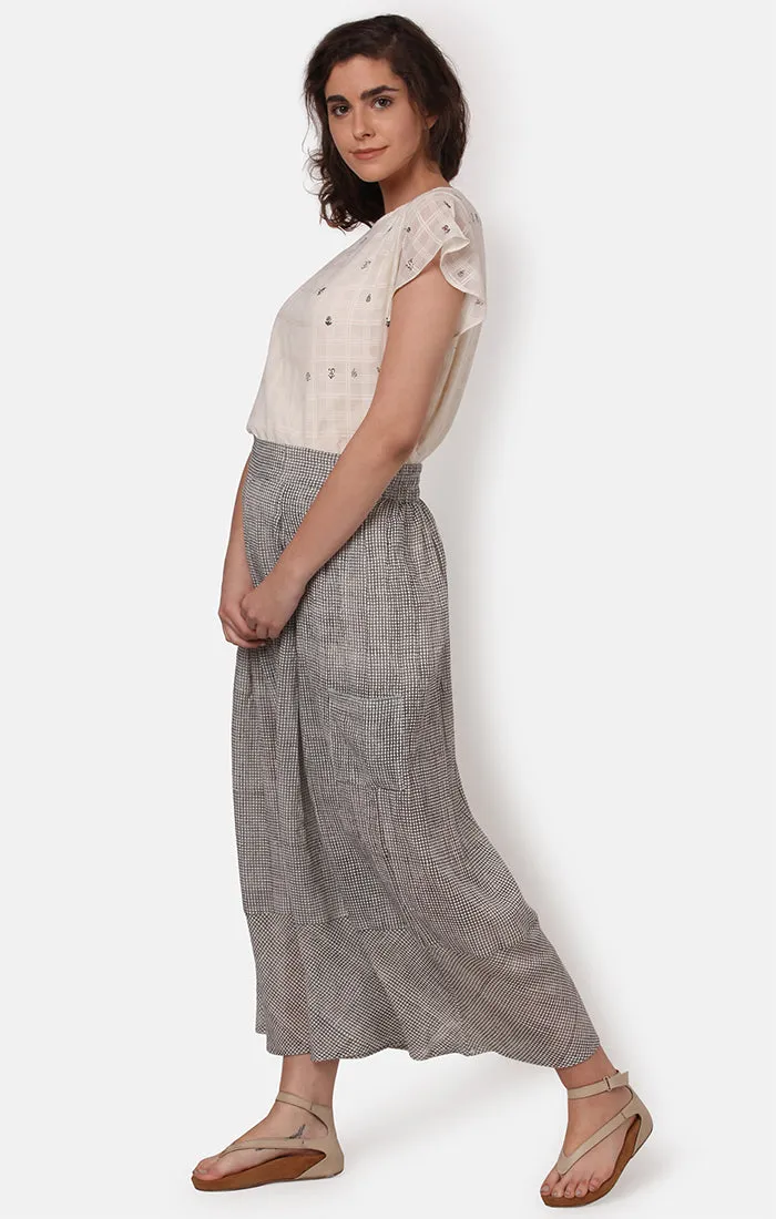 Checked Culotte