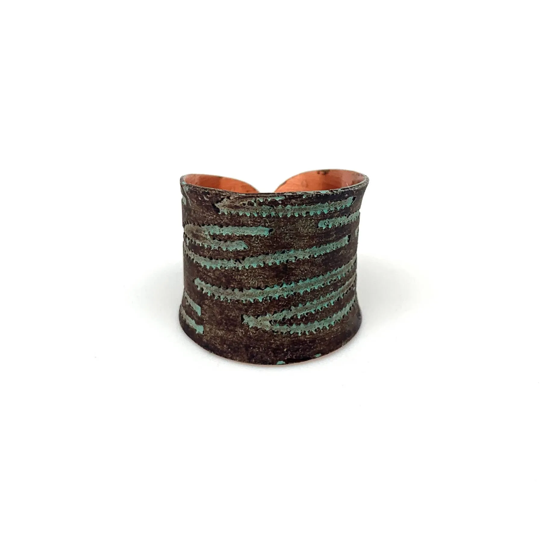 Falling Leaves Patina Ring