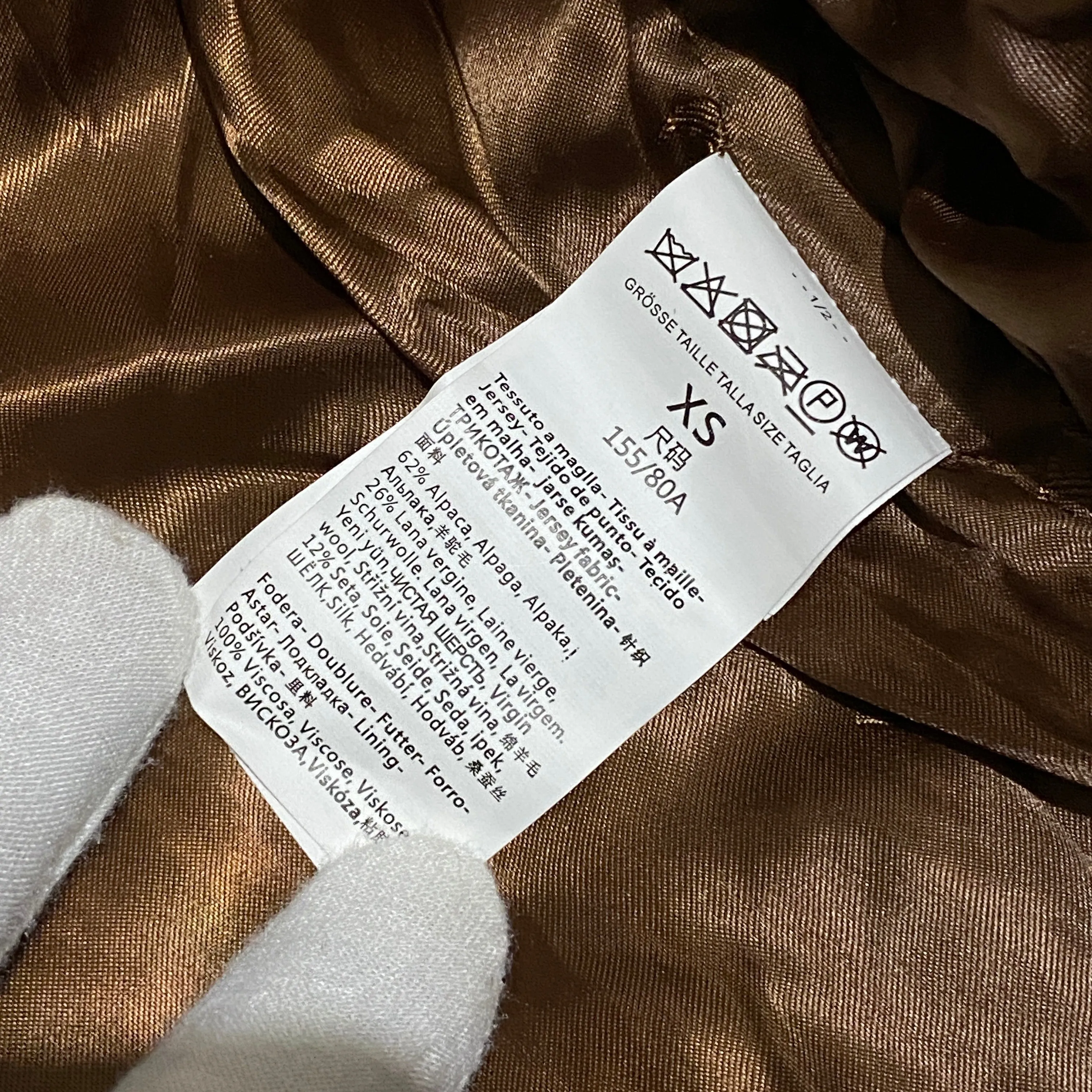 MAX MARA ICON TEDDY COAT SIZE XS