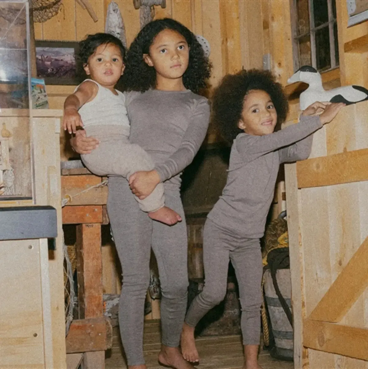 Merino Wool & Silk Leggings - Alder