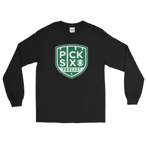 Pick Six Podcast Logo Adult Long Sleeve T-Shirt