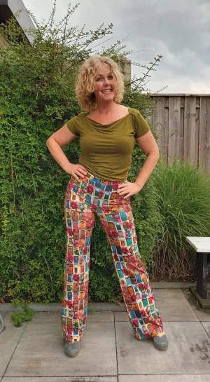 Retro pants - in Holland collectie- flared pants