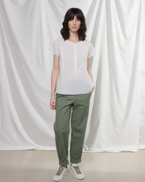 rialto48 Taper Leg Trousers in Green