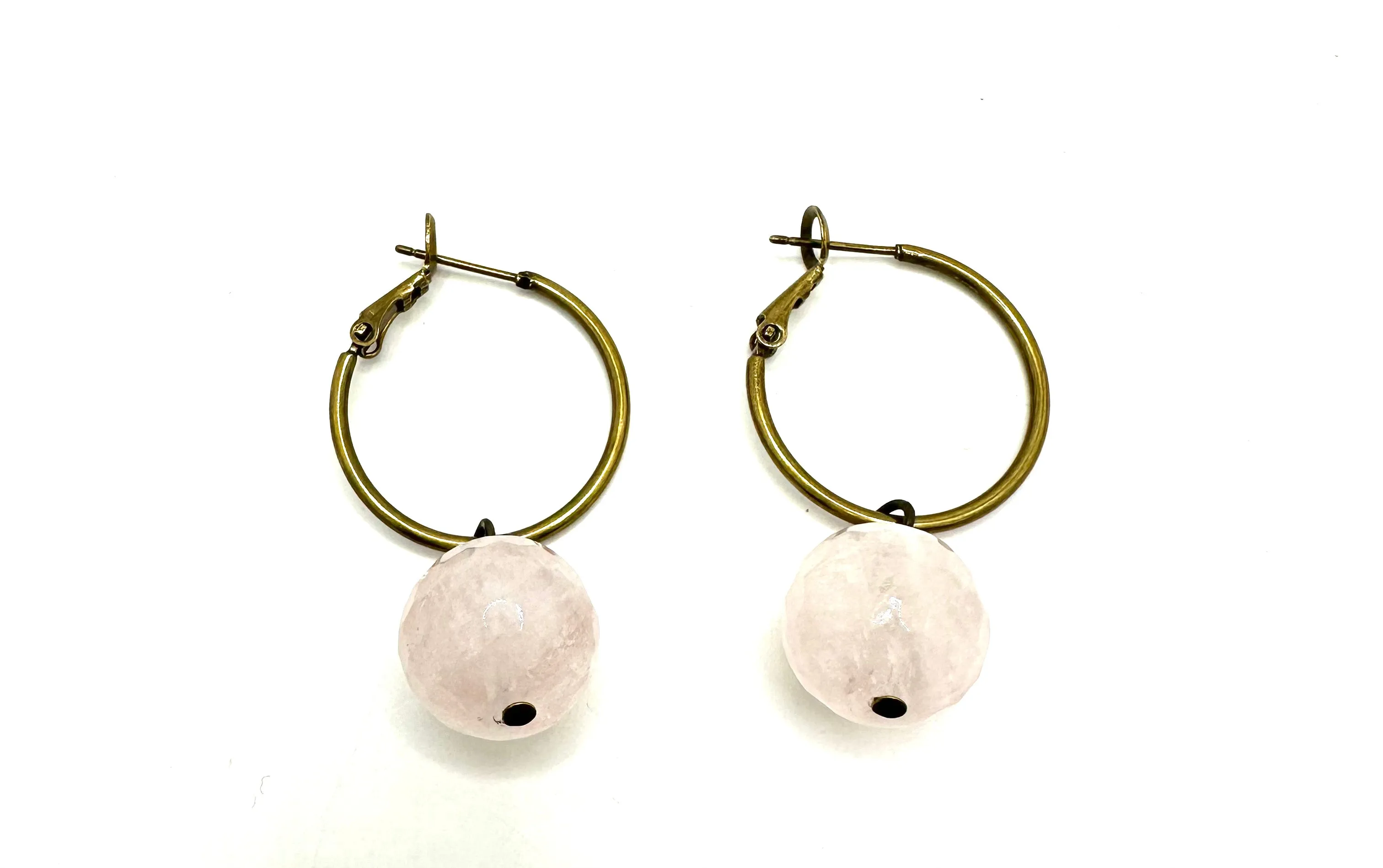 Rose Quartz Earrings