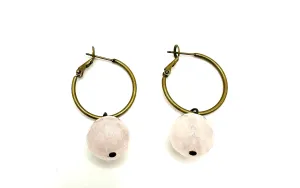 Rose Quartz Earrings