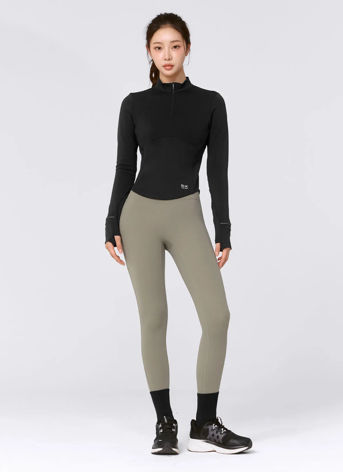 RX Windrunner Women's Fingerhole Half-Zip Top