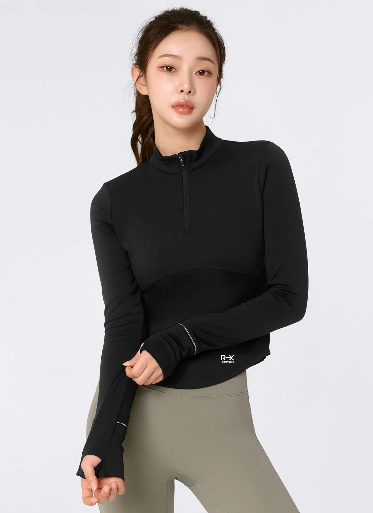 RX Windrunner Women's Fingerhole Half-Zip Top