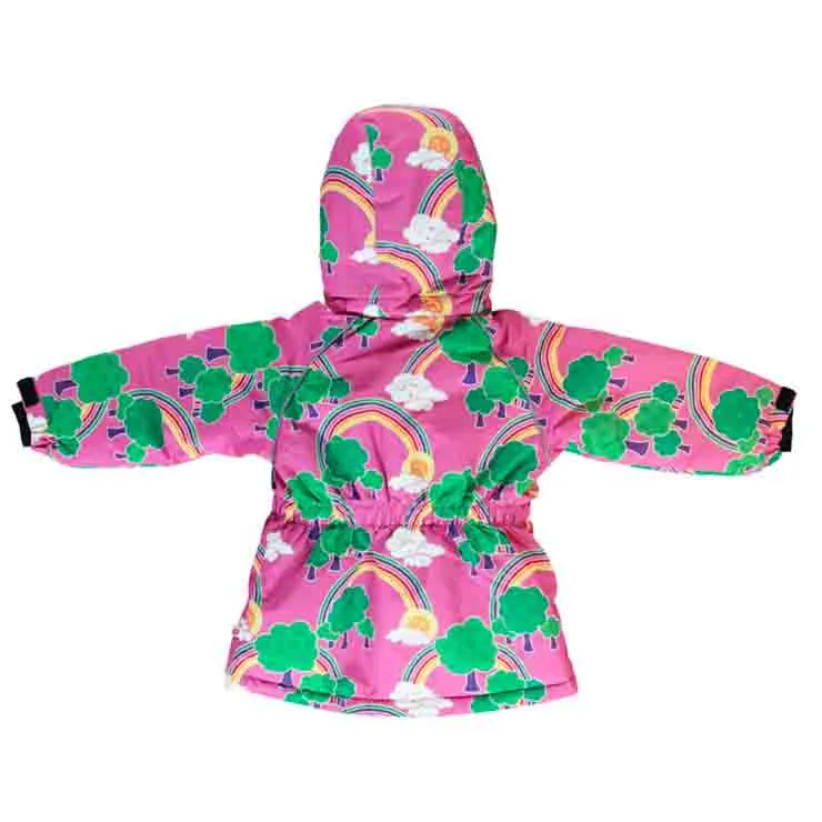 Smafolk Winter Coat - Rainbow Pink