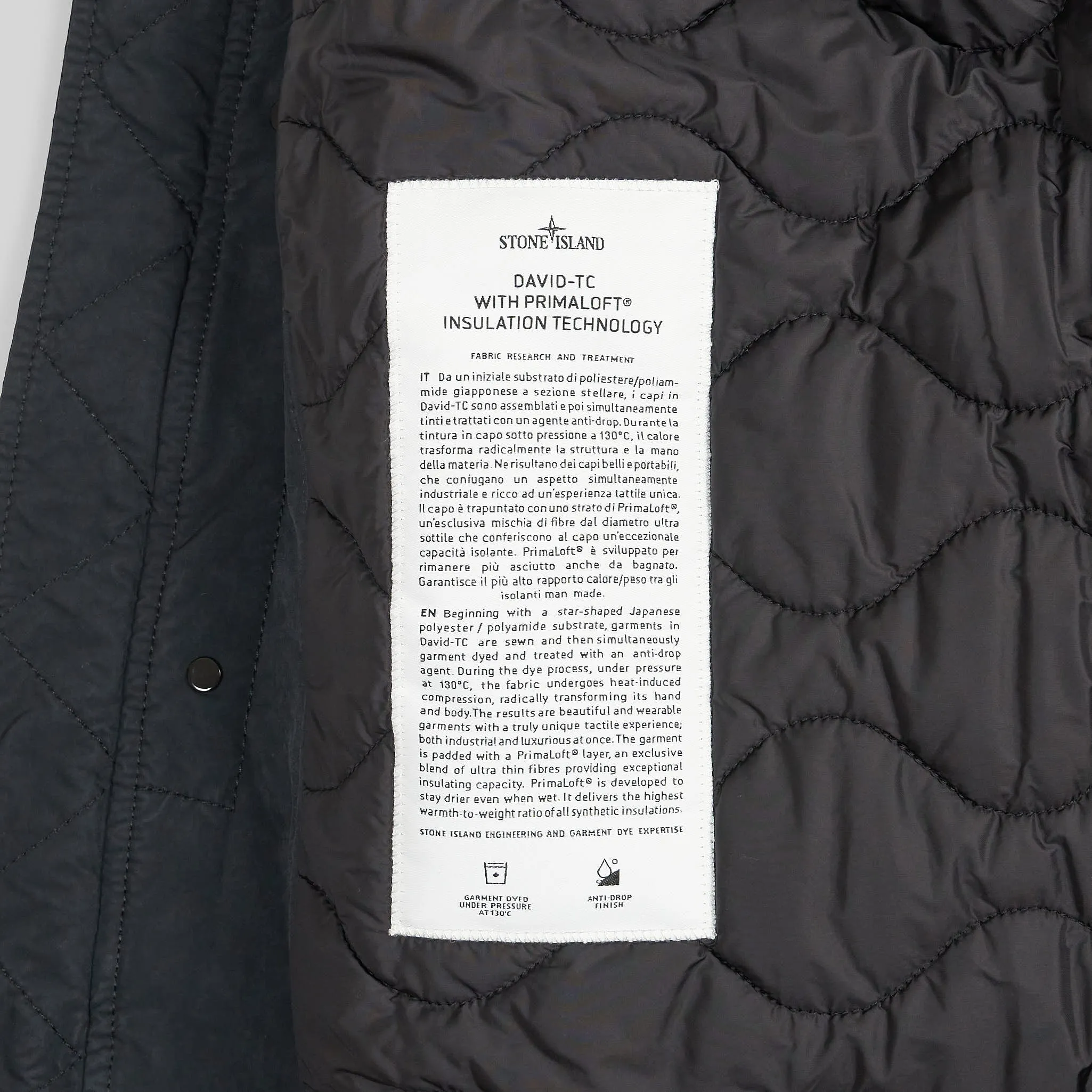 Stone Island David-TC Primaloft Insulation Trench Coat
