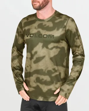 Volcom Men's V-Science Crew Base Layer Camouflage G2152502_CAM